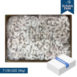 생새우살 71/90 9kg 박스 중국 냉동새우 [업소 도매용]