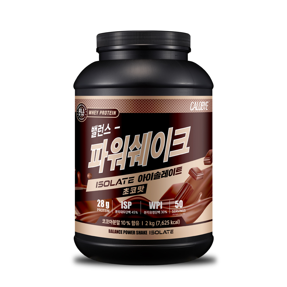 칼로바이 밸런스 파워 쉐이크 아이솔레이트 초코맛, 2kg, 1개