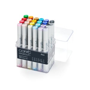 코픽 스케치마카 24색 만화 일러스트 디자인마카 세트