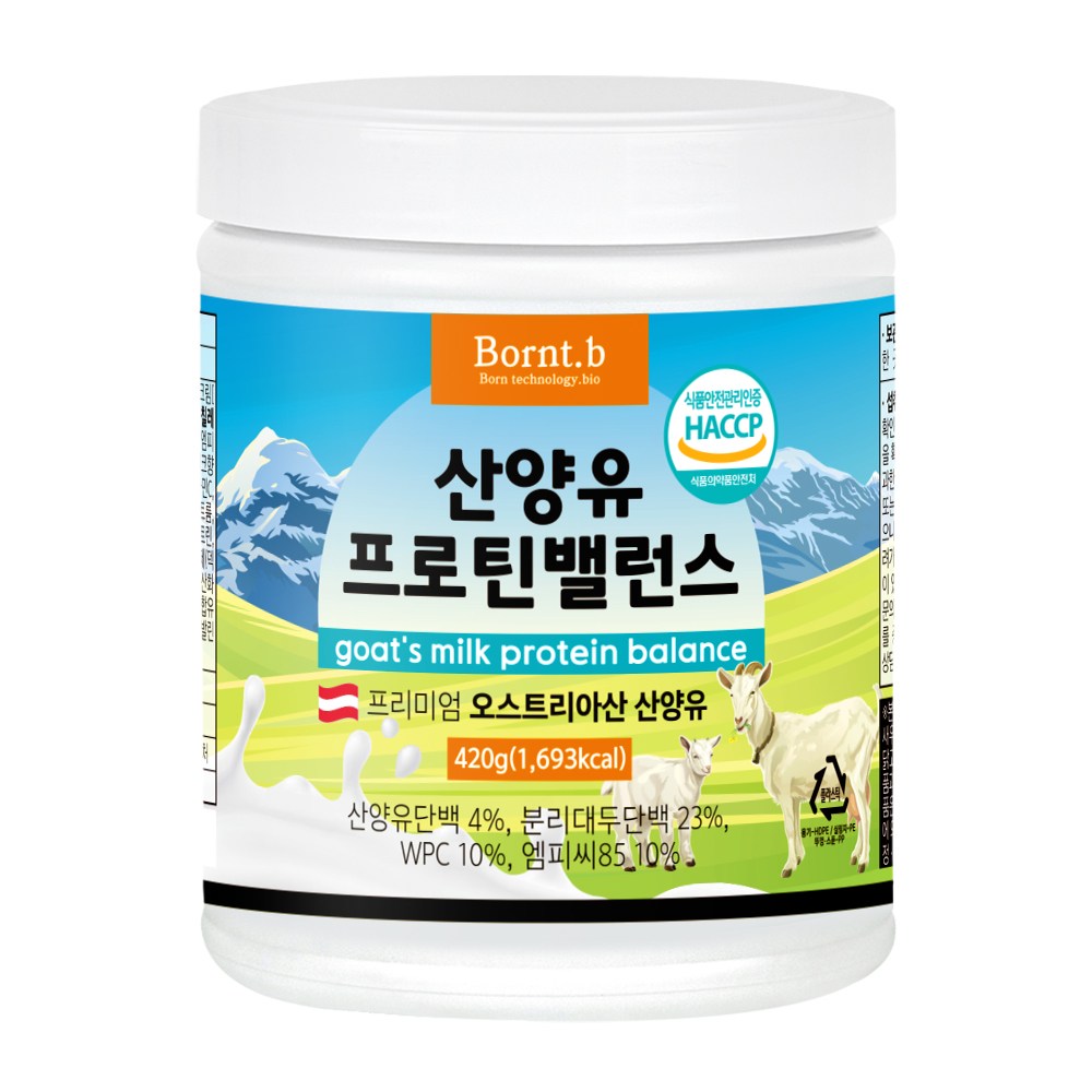 <b>본트비</b> 산양유 <b>단백질</b>쉐이크  420g  1개