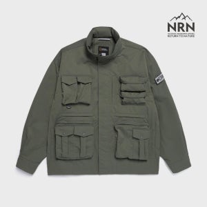 내셔널지오그래픽 N251MJP110 NRN 멀티포켓 스탠드넥 유틸리티 점퍼 KHAKI