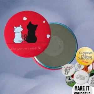 버튼기계 뱃지 핀뱃지 핀버튼 부자재 -  32mm 자석버튼