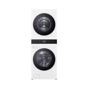LG 트롬 AI 오브제컬렉션 워시타워 세탁기 25kg + 건조기 25kg (네이처 에센스화이트/네이처 에센스화이트) WA2525IIHF 60개월약정
