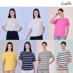 [아놀드파마](기획특가) 아놀드파마 여성 코튼 블렌디드 반팔 티셔츠 (7종)