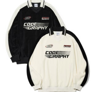 [코드그라피] 레이싱 벨루어 카라 져지_2color CBCFUTL083