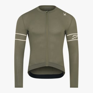 남성 사이클 슬리브 그래픽 긴팔 저지(TIER-0),SPKPCNFT501MOLV