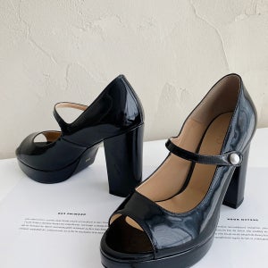 [오드리] 라이아플랫폼 오픈토_Black 7/8/9/10/11/12cm ODR219249