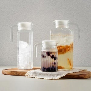 루미낙 콰드로 냉장고 내열 강화 유리 물병