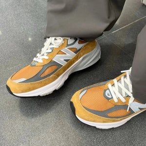 뉴발란스 990v6 머스타드 올리브 미국 정품 데일리 운동화