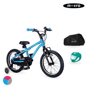 마이크로킥보드 마이크로바이크 16인치 2.0 (색상선택) 초경량 어린이 자전거 LED 보조바퀴
