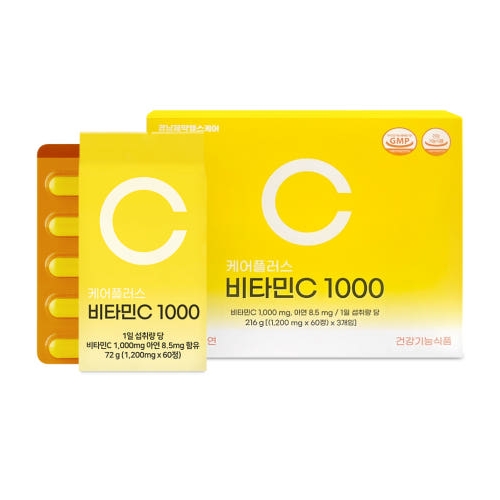 경남제약헬스케어 케어플러스 비타민C 1000 1200mg x 180정, 1개