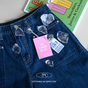 쿨 앞포켓 밴딩 데님 반바지