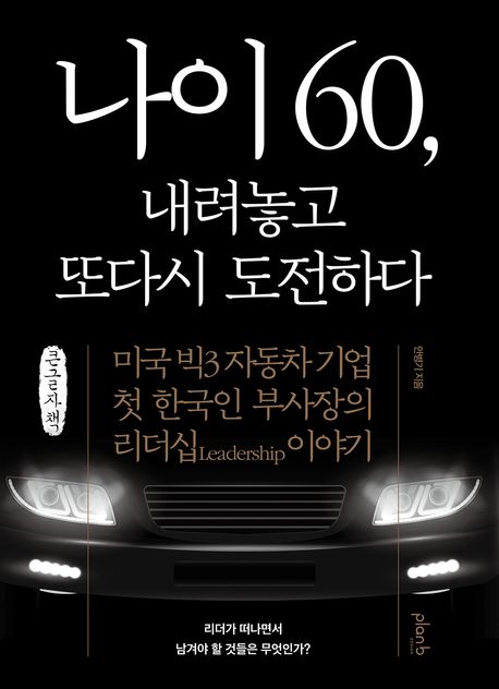 나이60,내려놓고또다시도전하다[큰글자도서]