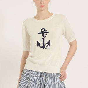 [비씨비지][BCBG]비씨비지 앵커 모티브 풀오버(K1747123418892100NO01)