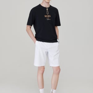 보스골프 샤이니 스트레치 스윙 골프 쇼츠 MAN WHITE