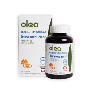 올레아 올레아 루테인 <b>오메가3</b> (6개월분) / EPA 및 DHA 함유 유지 마리골드꽃추출물