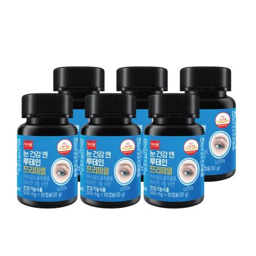 <b>닥터팜</b> 눈건강엔 <b>루테인</b> 프리미엄 500mg X 360캡슐(6통/12개월)