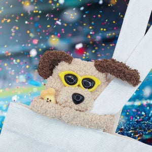 멍멍이 에어팟케이스 버즈케이스 버즈3프로 강아지인형🐶 에코백키링, 뜰랑말랑