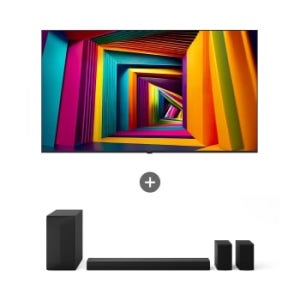 LG 울트라 HD TV (벽걸이형) + LG 사운드바 75UT9300BWAS60TR