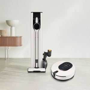 LG 코드제로 오브제컬렉션 A9 올인원타워 무선청소기 + M9 물걸레 로봇청소기 세트 AX9884WE-M