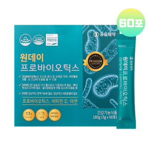 유유제약 대사유산균 비피더스 락토코커스 락티스 대장 유산균 사균체 분말 60포