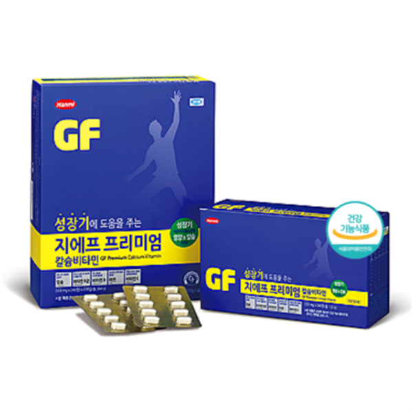 한미 지에프 프리미엄 칼슘 비타민 성장기 어린이 청소년 영양 550mg 480정