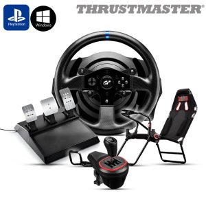 트러스트마스터 T300RS GT 레이싱휠+TH8S 쉬프터+GT LITE 시트 패키지 (PS PC)  1세트  T300RS+TH8S+S021