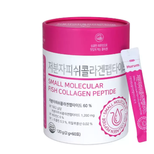 휴럼 휴럼 저분자피쉬<b>콜라겐</b>펩타이드 60포  120g  1박스