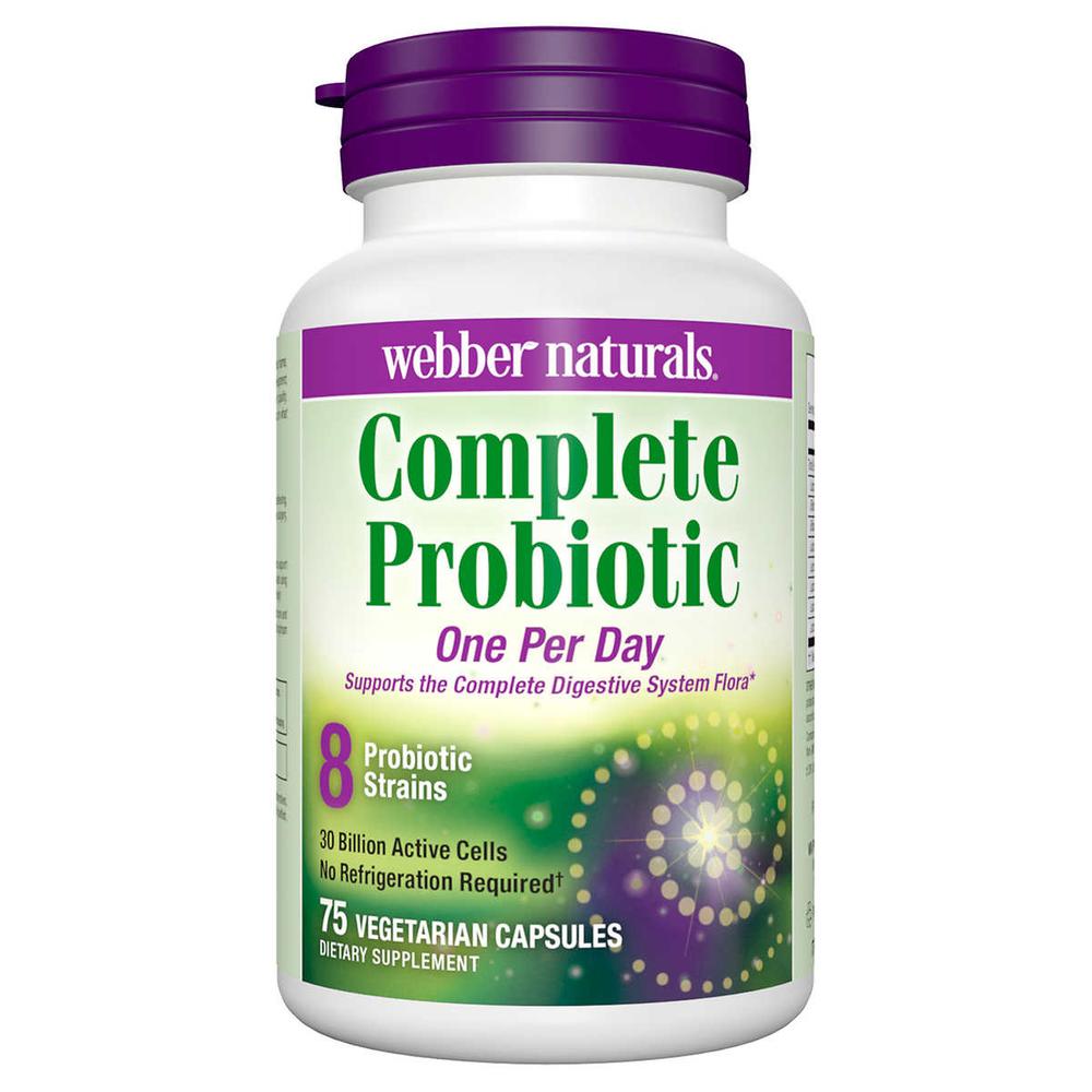 <b>웨버내추럴</b> 컴플리트 프로바이오틱 80억 유산균 75캡슐 webber naturals Complete Probiotic  75정  1개