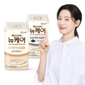 [본사공식몰] 뉴케어 구수한맛 클래식  (24팩) + 검은깨맛 클래식 빨대형 (24팩) 대상웰라이프 환자식 노인 영양식 유동식 부모님 식사대용식 완전 균형영양식