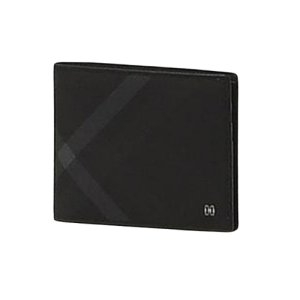 [닥스 액세서리] 닥스 타탄 체크 가죽 반지갑 DBWA5F946BK