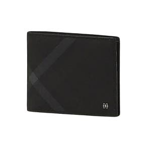 [닥스 액세서리] 닥스 타탄 체크 가죽 반지갑 DBWA5F946BK