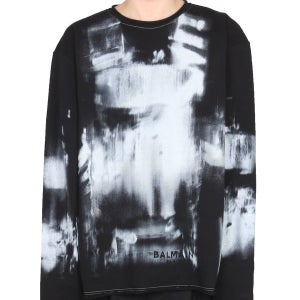 [발망] (MAN) 22FW TIE DYE PATTERN CREWNECK SWEATSHIRT YH0JQ042_GB95EED