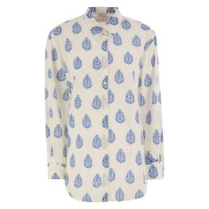 [세인트바스] (WOMAN) 25SS BRIGITTE - Shirt with paisley pattern BRIG001