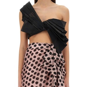 [니나리찌] (WOMAN) 25SS TWISTED POLKA DOTS TOP 25PCTO022PL0471_U9000