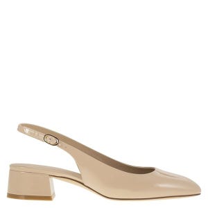 [스튜어트 와이츠먼] (WOMAN) 25SS MAEVE - Lacquered leather slingback SK675