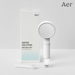 아에르 샤워헤드 불순물 녹물 염소 석회질제거 절수 수압상승 콰트로 필터샤워기 18