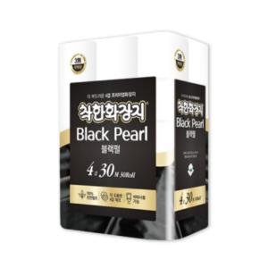 착한화장지 착한화장지 블랙펄 롤화장지 4겹 30m 30롤