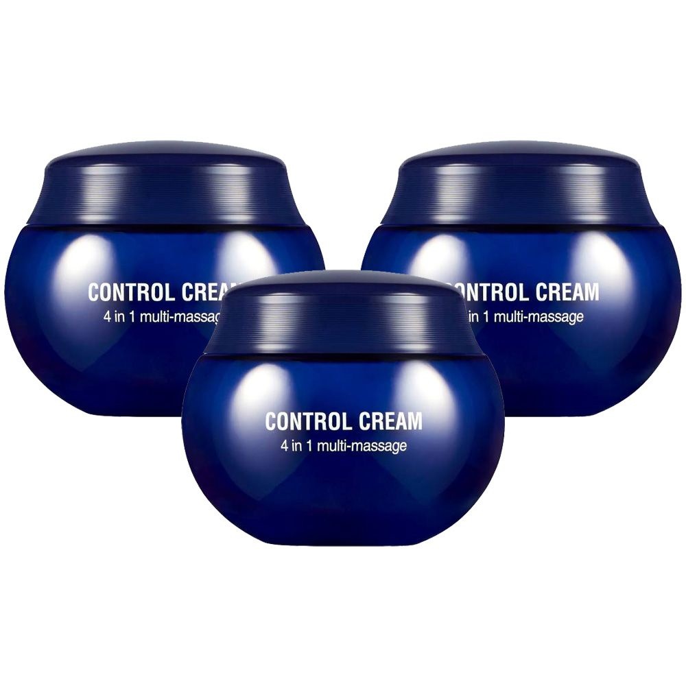 <b>참존</b> 4 in 1 멀티 마사지 콘트롤 크림 200ml 3개 각질제거 피지관리 저자극 단지형 프리미엄 멀티 마사지