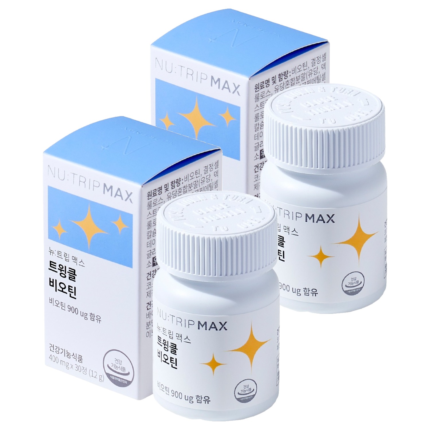 <b>뉴트립</b> 트윙클 비오틴 400 mg  30정  2개