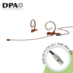 [DPA] 4266-OP-F-C10-LH Headset TA4F Mini XLR 브라운 슈어 헤드셋마이크