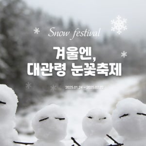 강원 평창 1일 #겨울축제 #대관령눈꽃축제 #발왕산케이블카 #오대산월정사 #전나무숲길