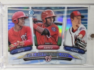 2018 BOWMAN CHROME 바우먼 크롬 후안 소토 에릭 페디 MLB 야구 카드