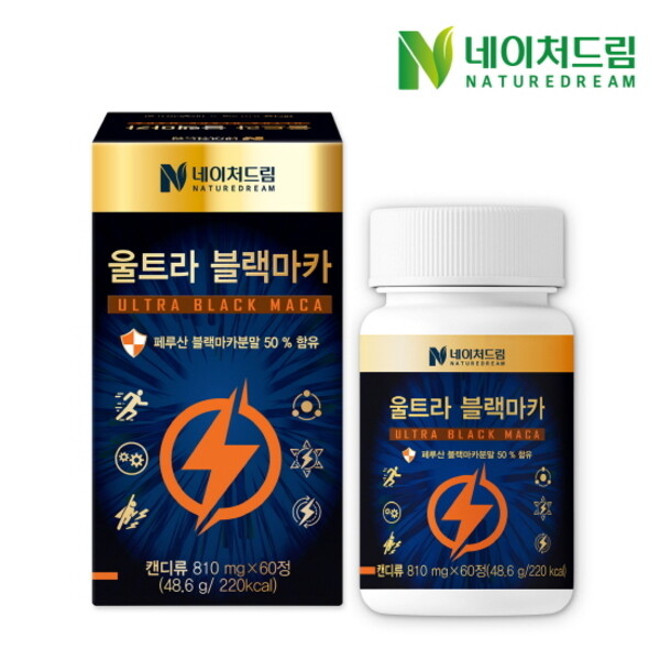 네이처드림 초고함량 울트라 블랙마카 810mg x 60정 1박스