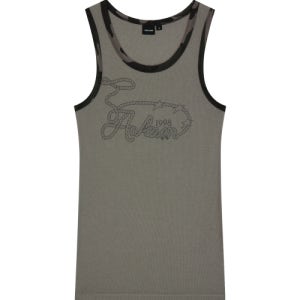 [아캄] Rope Contrast Camo Sleeveless (Khaki) AK25TOP30KH