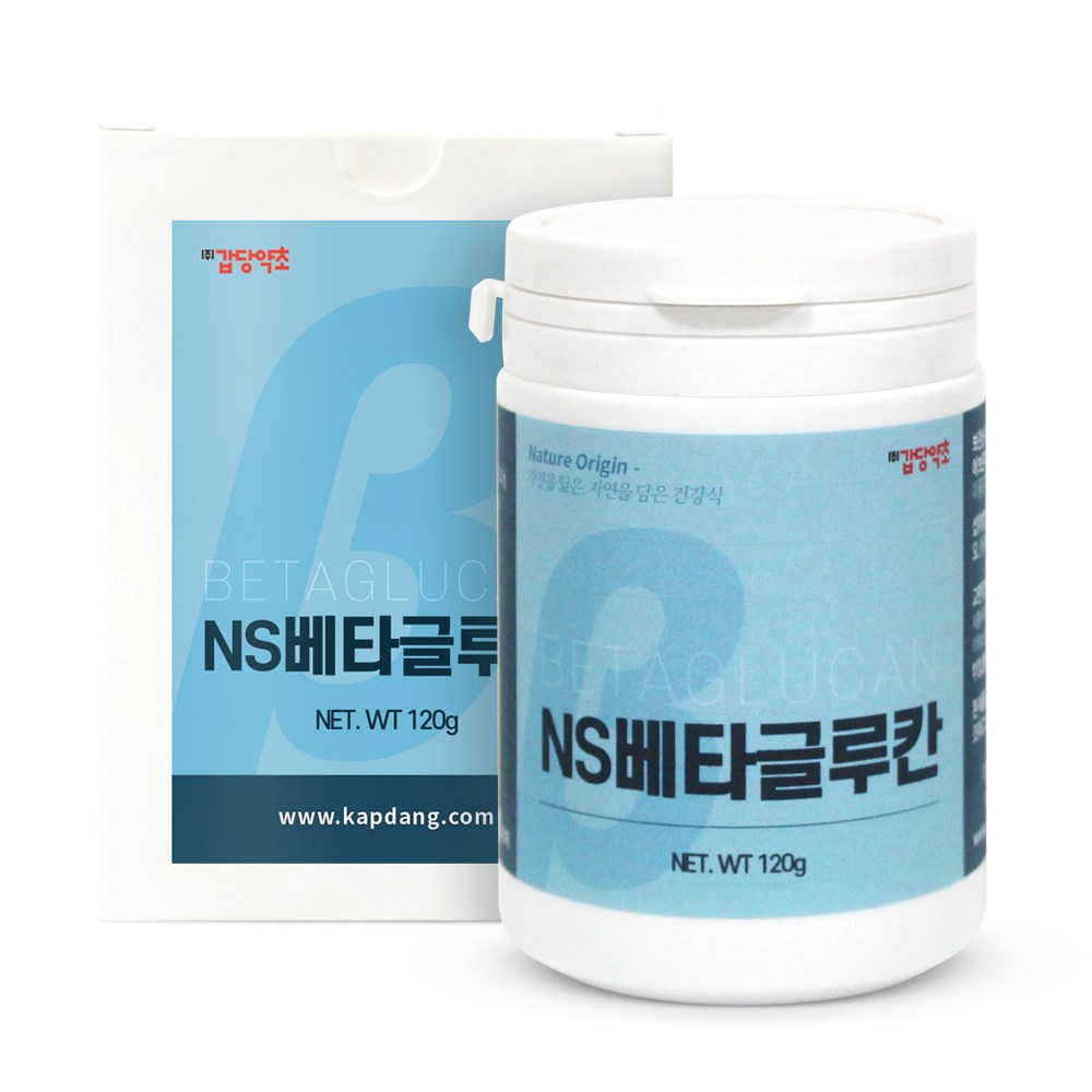 [갑당약초] 베타글루칸 분말 가루 120g  3개