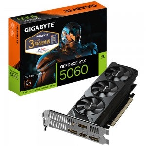 GIGABYTE 지포스 RTX 5060 UD2 OC D7 8GB Nano LP 피씨디렉트