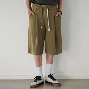 [제멋]라이트 딥턱 하프팬츠 올리브그린 OYSP2625