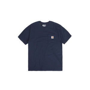 [칼하트] K87 네이비 포켓 티셔츠