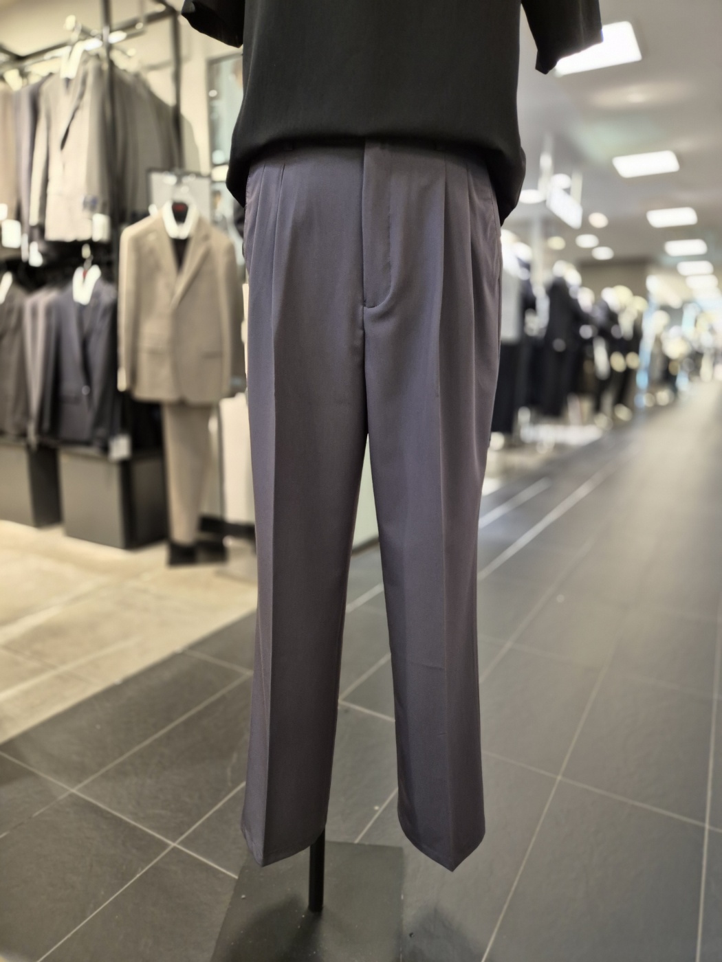 킨록 여름 미니멀 사방스판 투턱 와이드핏 슬랙스 2종 PHP845